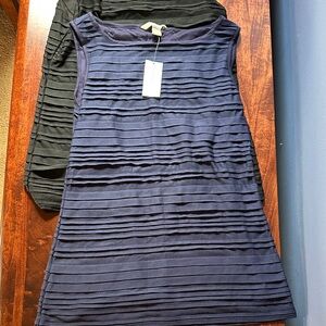 Elegant Navy Sleeveless Dress